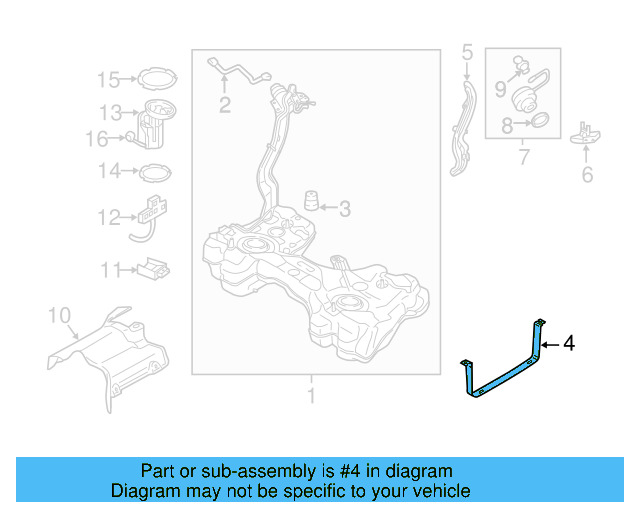 Tank Strap 5Q0-201-653-A