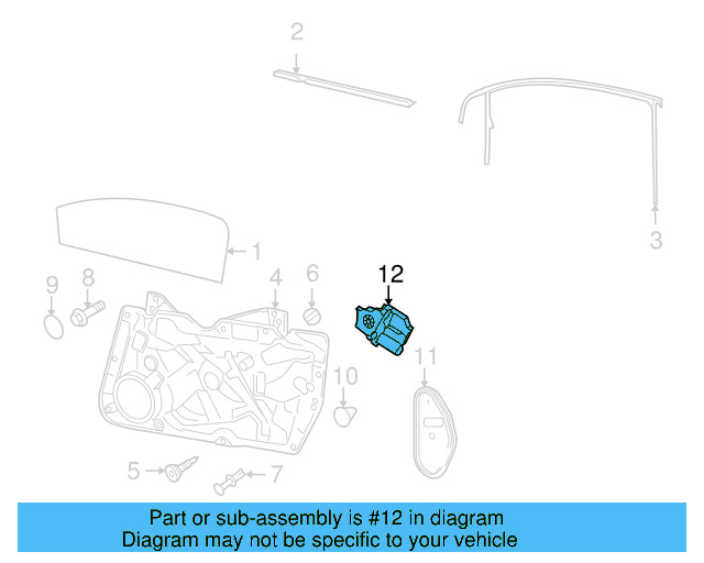 Window Motor 5K0959701JZ0A - View 7