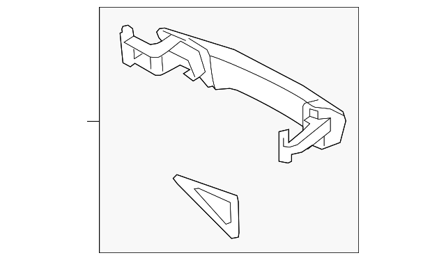 Handle, Outside (Unpainted) 1k8837206hgru - View 7