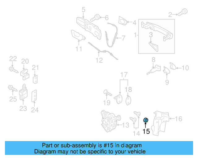 Glove Box Door Plug N-905-814-01 - View 26