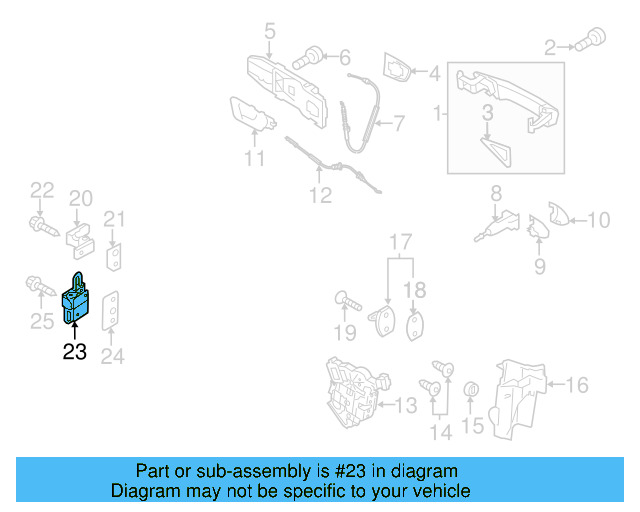 Lower Hinge 1K0-831-412-Q - View 19