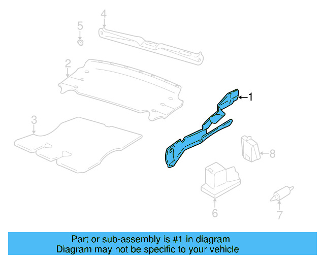 Trunk Side Trim 1E0-867-430-B-A47