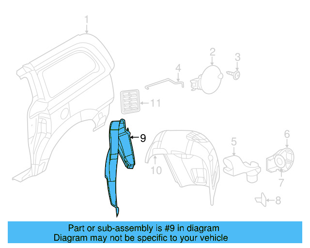 Wheelhouse Liner 7B0-809-957-A
