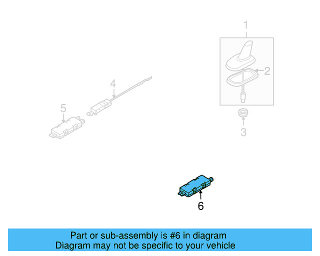 Antenna Booster 3C8-035-552-A - View 2