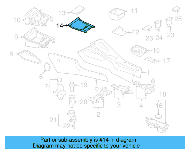 Front Trim 1K0-863-487-A-4BA - View 4