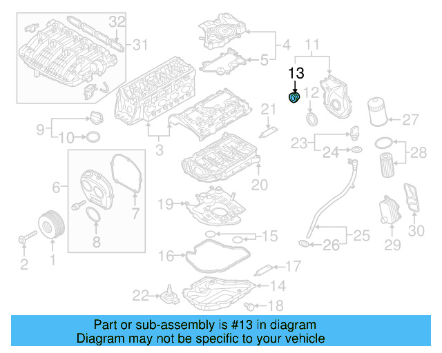 Plug 06H-115-418-AA - View 56