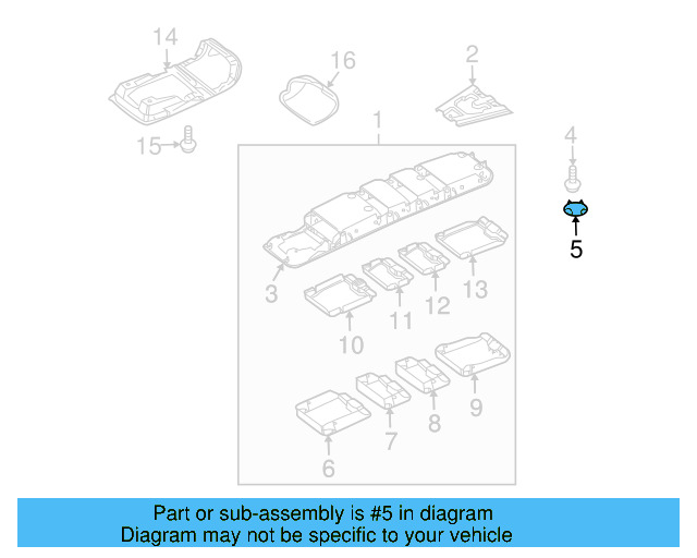 Housing Cap 5M0-867-163-Y20 - View 3