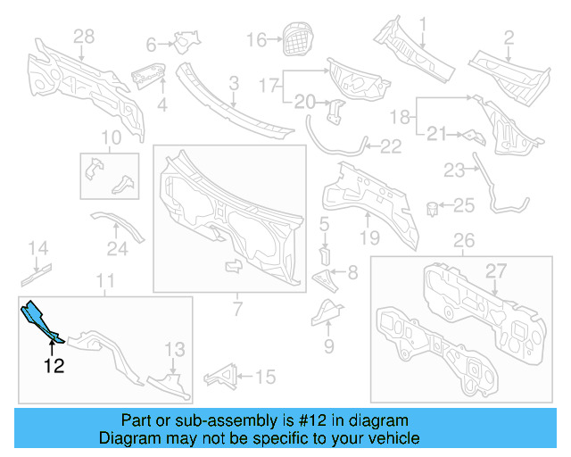 Reinforcement 7P0-805-274 - View 3
