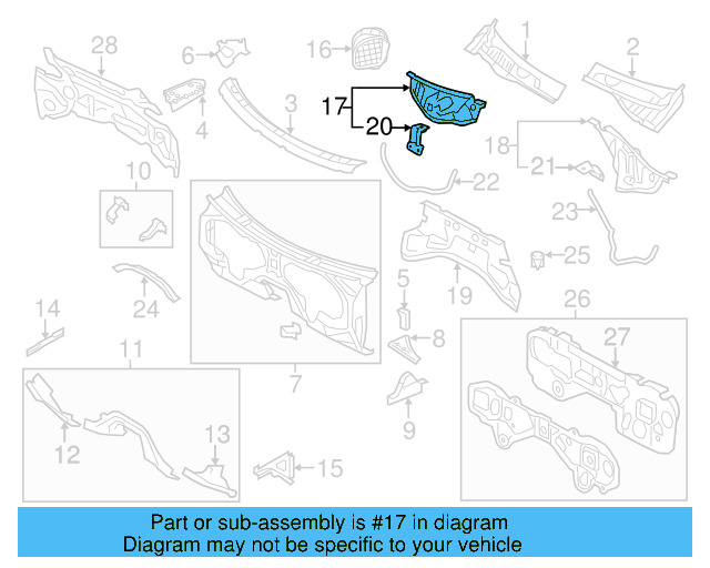Water Deflector 7P6-819-512 - View 5