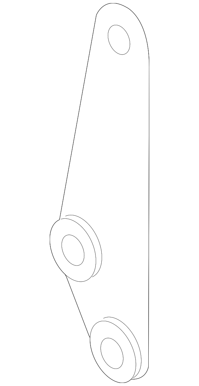 Front Muffler Hanger 7P0-253-047-D - View 2