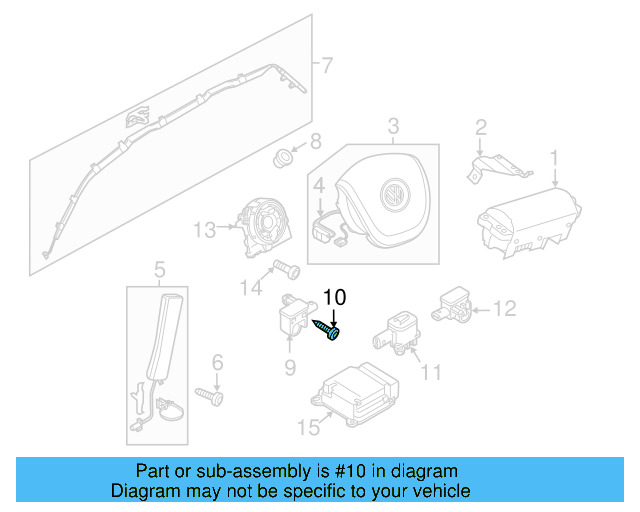 Ft Impact Sensor Screw N-104-134-06 - View 12