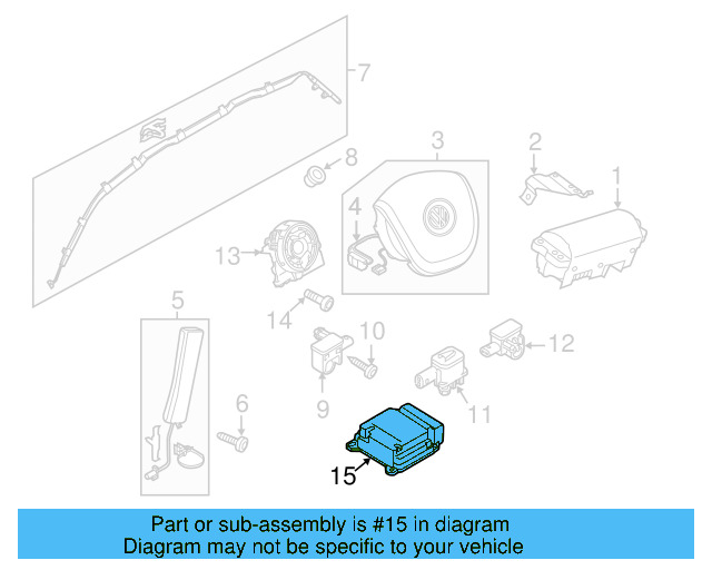 Control Module 7P0-959-655-D-06Z