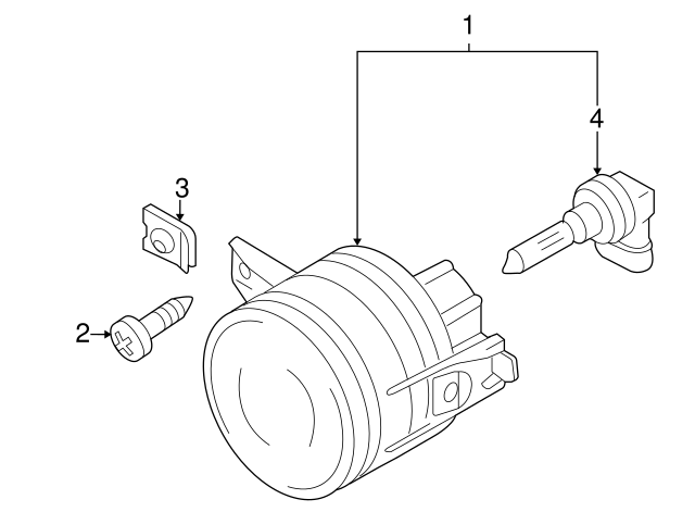 Fog Lamp Assembly Screw N-106-663-02 - View 19