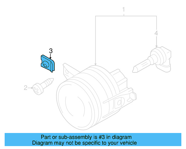 Fog Lamp U N-905-353-01 - View 7