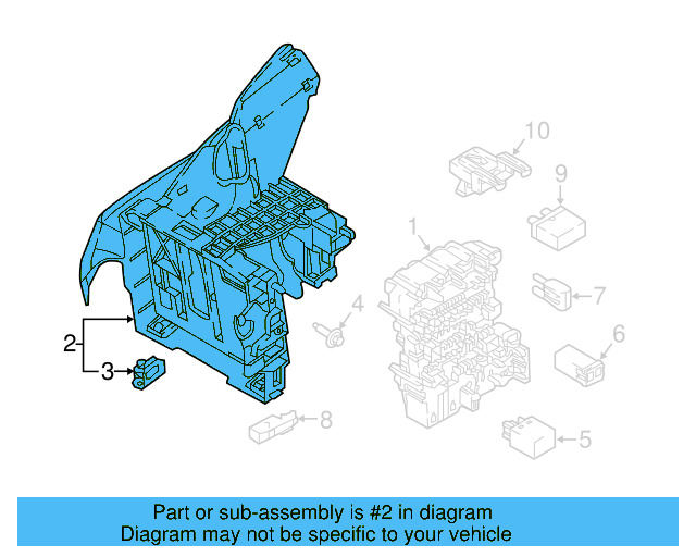 Mount Bracket Nut N-015-082-10 - View 80