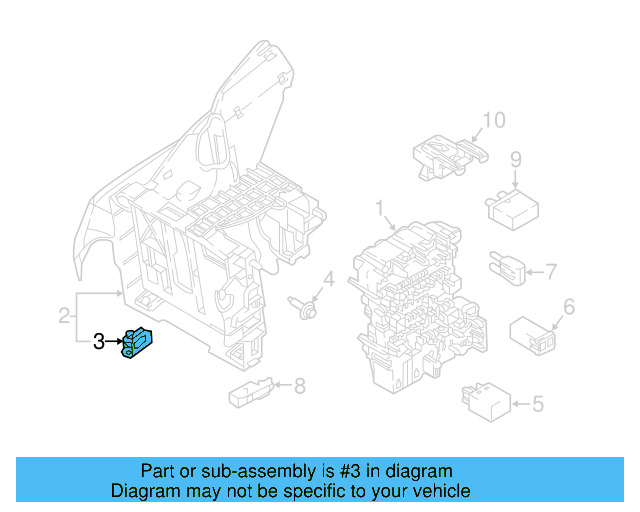 Mount Bracket Nut N-015-082-10 - View 59