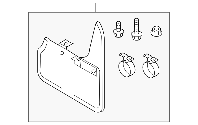 Splash Guards (Front) 1Q0-075-111 - View 5