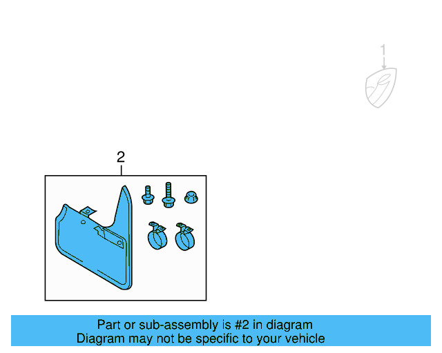 Splash Guards (Front) 1Q0-075-111 - View 6