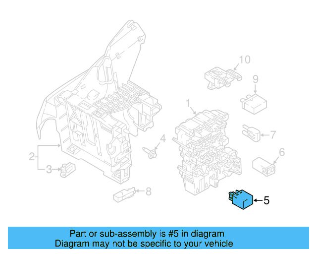 Fuel Pump Relay 4H0-951-253-A - View 70