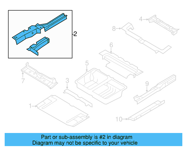 Front Side Rail 7B0-803-104