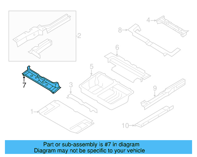 Seat Cross 7B0-802-233 - View 2