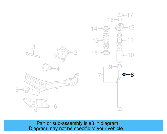 Shock Clip 8D0-512-097 - View 7