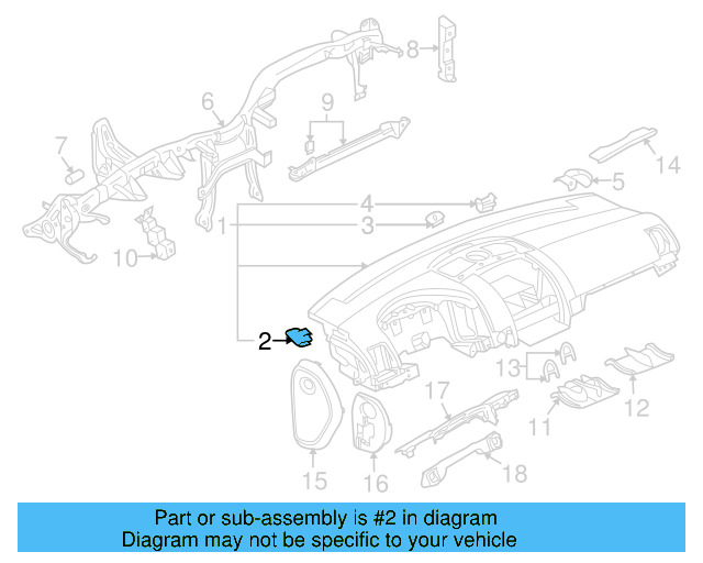 Retaining Bracket 7L0-857-063-B