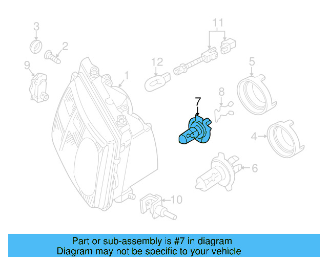 Headlamp Bulb N-905-616-01