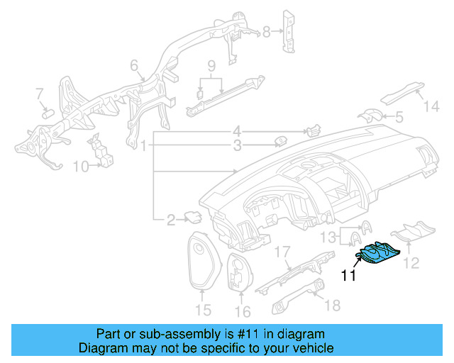 Duct Cover 7L6-857-946 - View 3