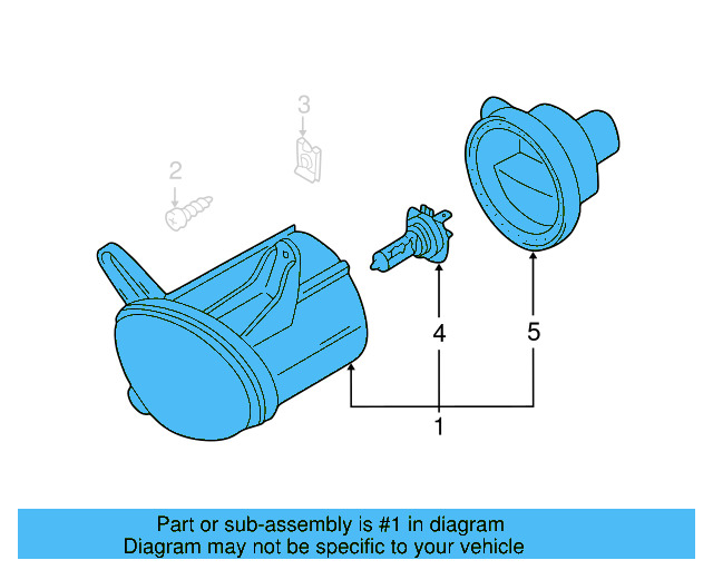 Fog Lamp Assembly 3B7-941-699-A - View 5