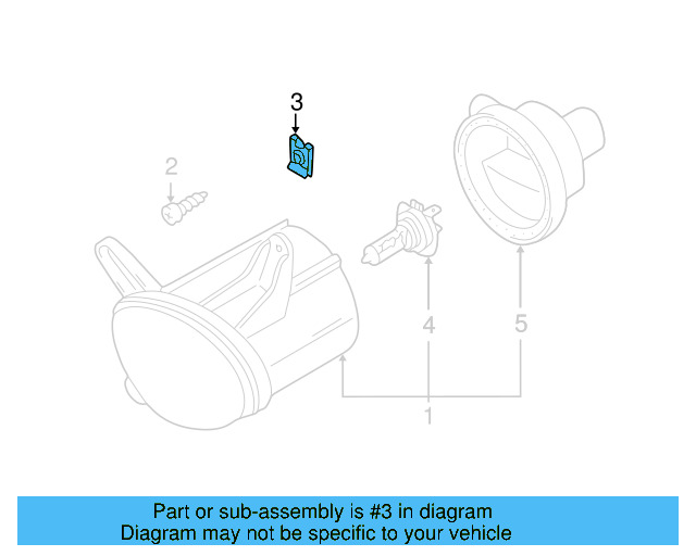 Fog Lamp U N-905-353-01 - View 10