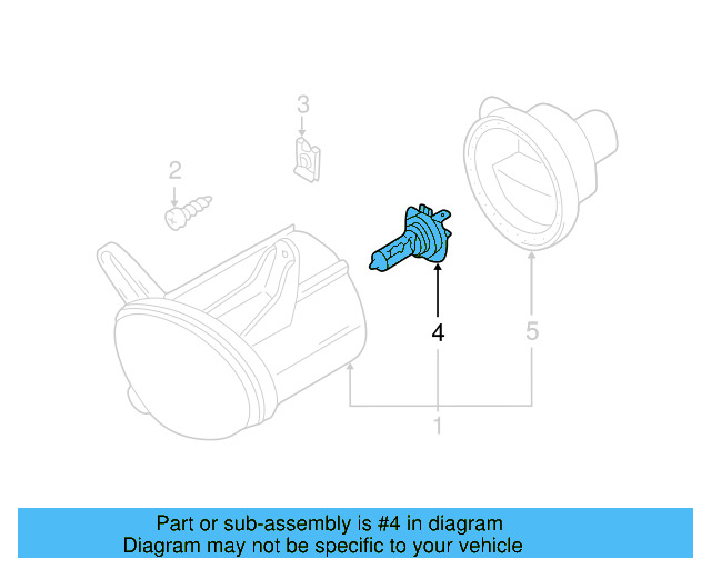Fog Lamp Bulb N-017-762-2 - View 18