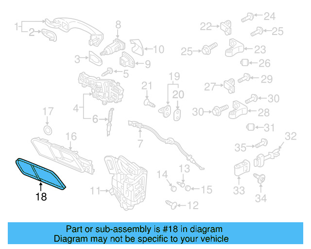 Handle Bezel 5NN-854-247-A-VX7 - View 8