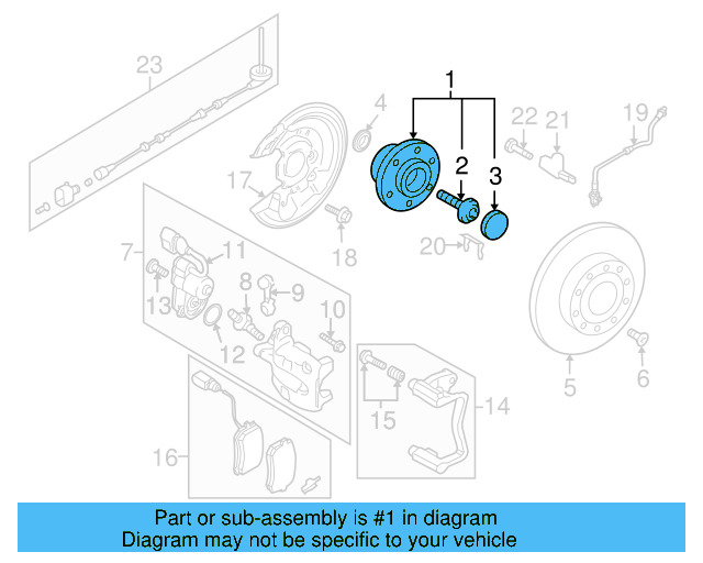Hub Assembly 5QF-598-611