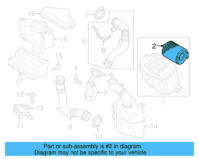 Air Filter 5C0-129-620 - View 22
