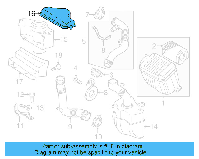 Inlet Cover 1K0-805-965-D-9B9 - View 4