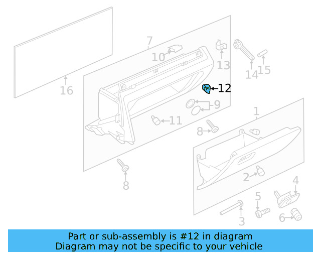 Instrument Panel Bushing Kit 6Q0-898-540 - View 28