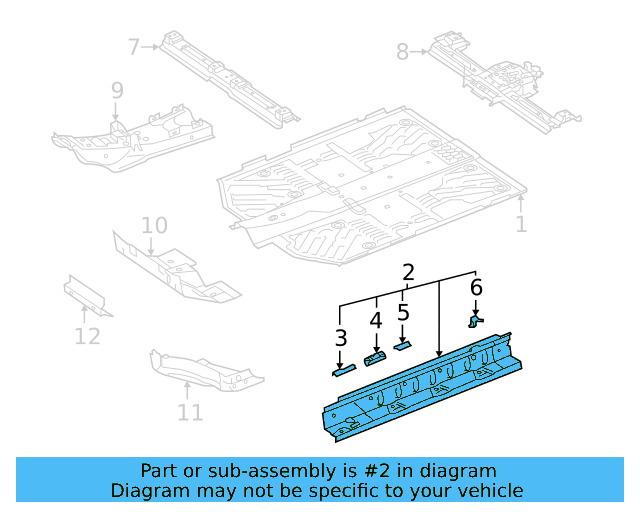 Outer Side Panel 1EA-801-252-A - View 3