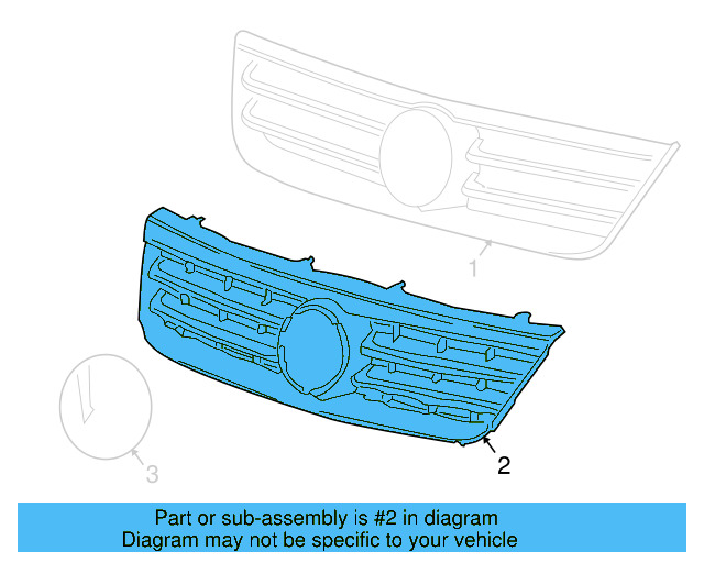 Grille 7L6-853-651-C-B41 - View 5