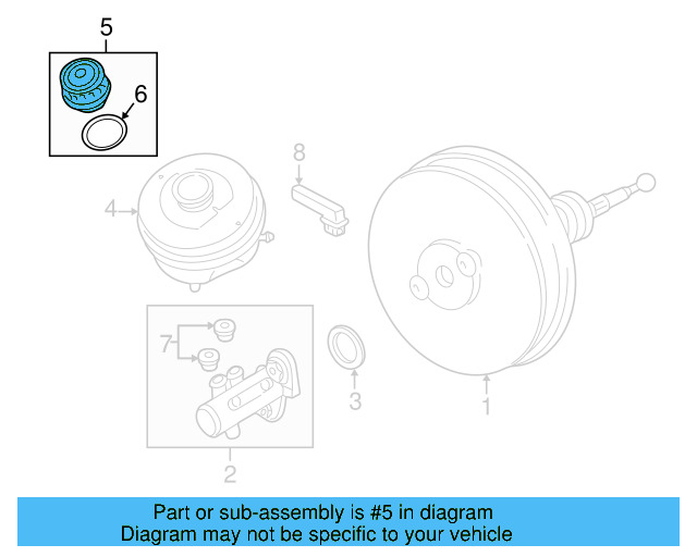 Reservoir Cap 6C0-611-349 - View 4