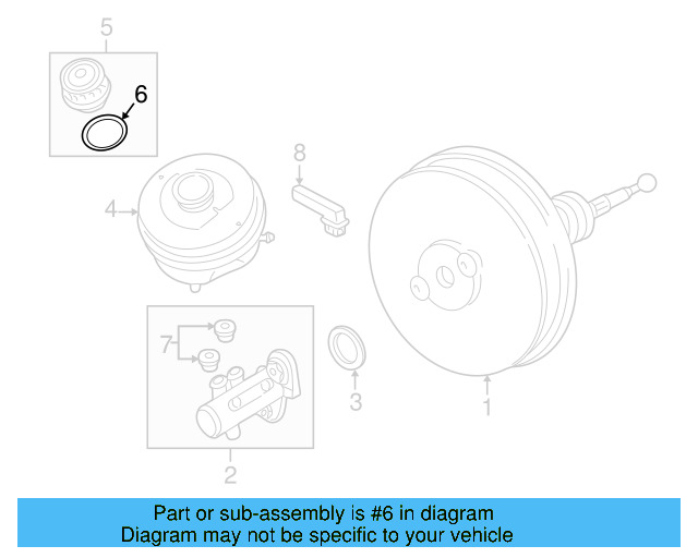 Reservoir Cap Gasket 893-611-347 - View 3