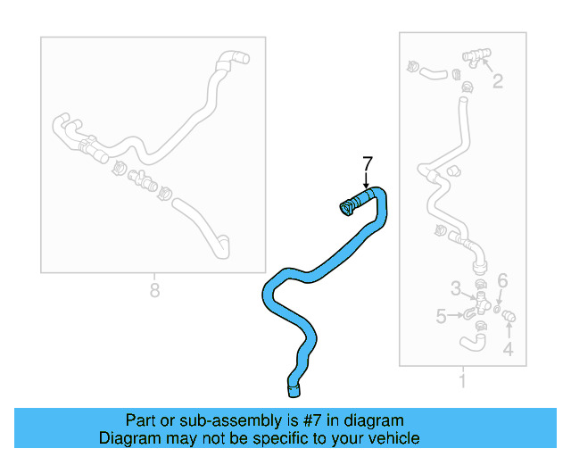 Water Hose 5QE-122-058-K