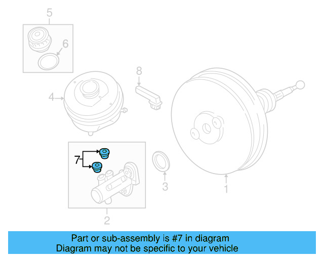 Reservoir Cap Plug 4M0-611-817-A - View 5
