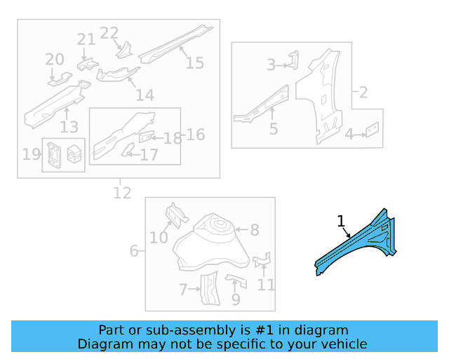Outer Rail 5G0-810-136-D - View 4