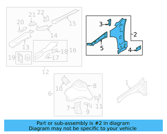 Inner Reinforced 5G1-802-124-A - View 2