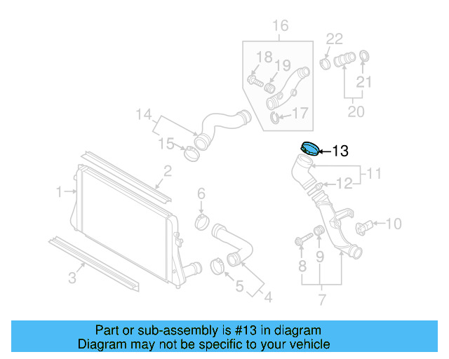 Rear Hose Clamp N-105-444-01 - View 81