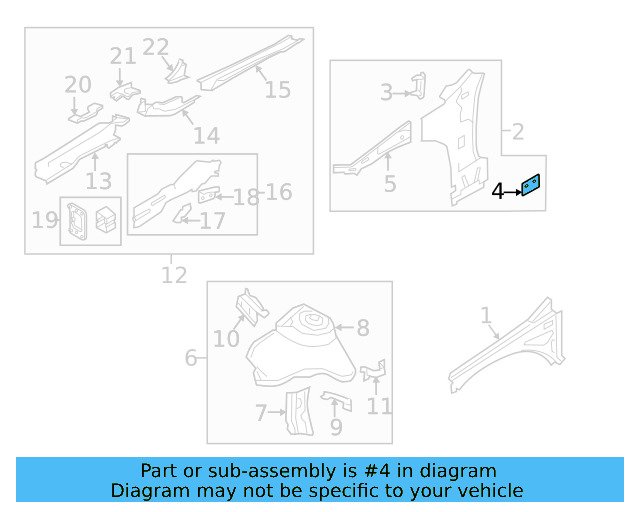Jacking Bracket 5Q0-802-847 - View 13