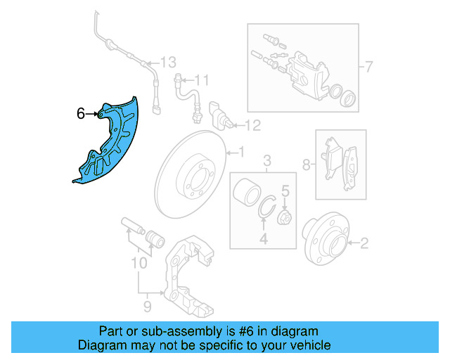 Splash Shield 1J0-615-311-A - View 22