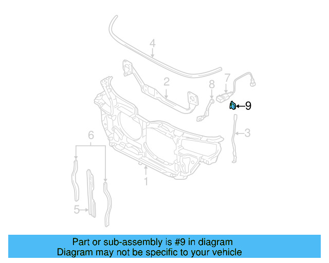 Temp Sensor Retainer N-906-539-01 - View 6