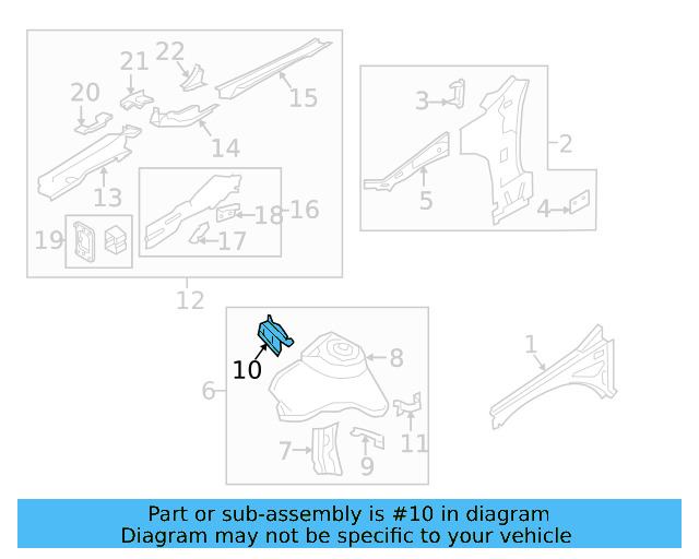 Mount Bracket 5Q0-810-812-A - View 8